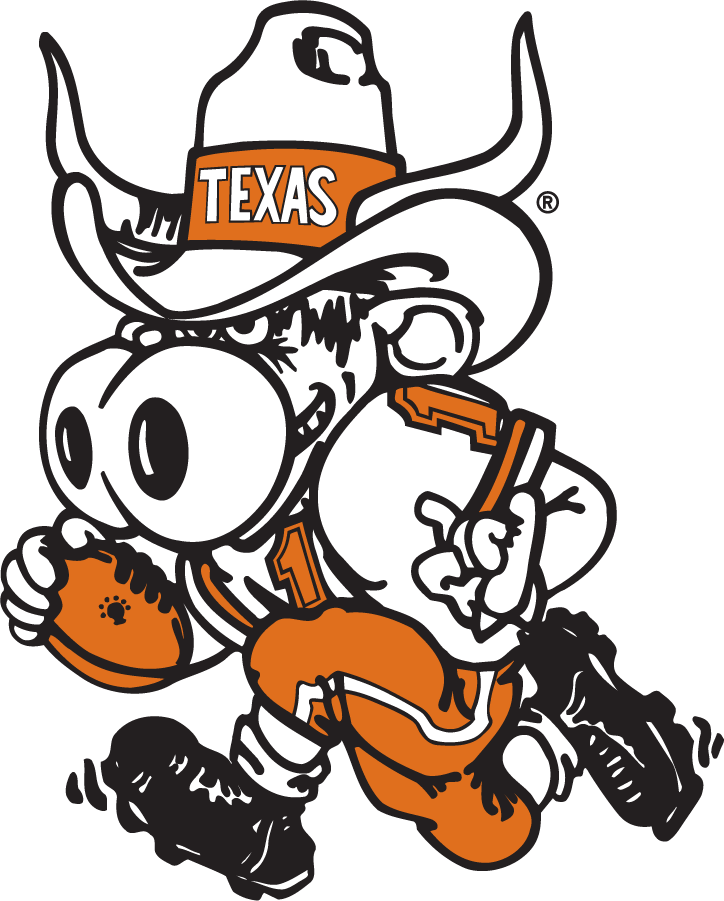 Texas Longhorns 1983-2004 Mascot Logo iron on transfers for clothing